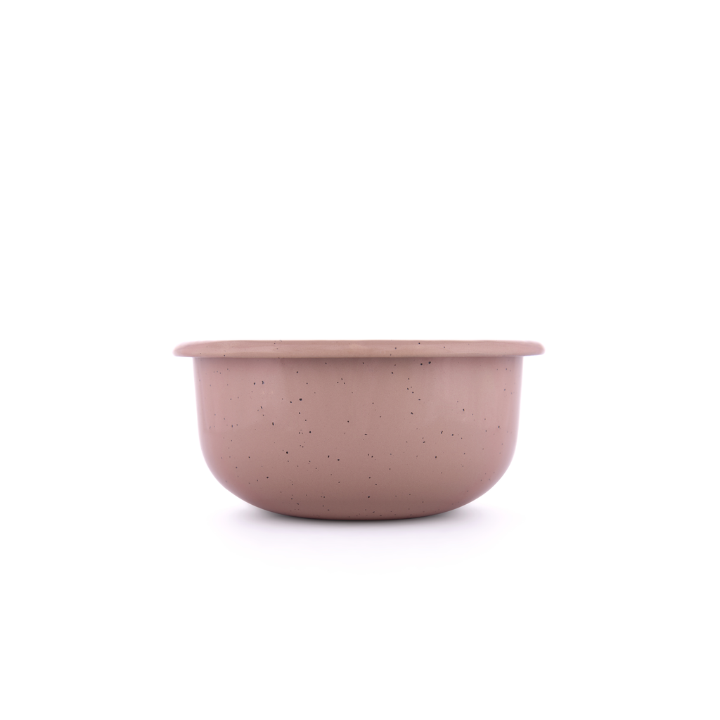 Bol d'appoint Rolled Enamelware, dusty rose, Barebones