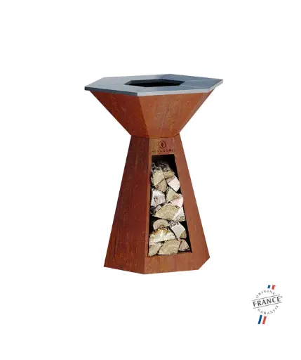 Brasero plancha Hexagone Agape 85