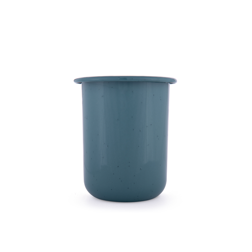 [CKW-1081] Becher Rolled Enamelware, smokey blue, Barebones
